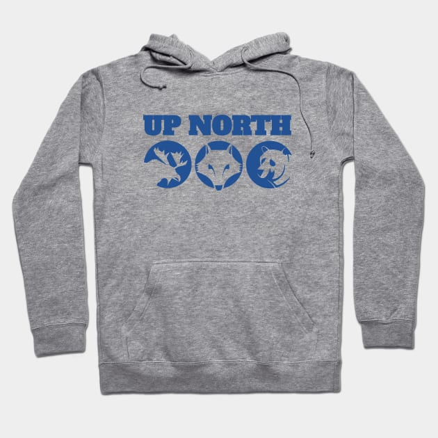 Animals of the North Hoodie by RedRock